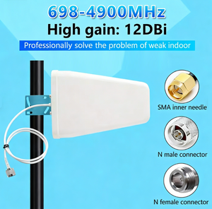 Направленная логопериодическая антенна 2G/3G/4G/5G 12-15dBi 600-4900МГц наружная LPDA для усилителя сигнала - Product Image 3