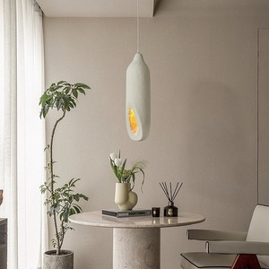 Lámpara de Techo de Diseño Nórdico Estilo Japonés Wabi-Sabi, Alimentada por CA, para Dormitorio, Comedor, Bar, Iluminación Ambiental - Product Image 6