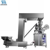 Ultrasone Z-type schroefvoedingsmachine tegen aaneenklonteren voor het verpakken van meerdere materialen, zoals pruimenpoeder, geconserveerd fruit en het maken van plastic zakjes.