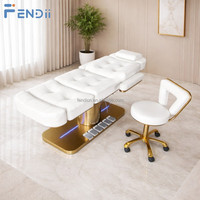 Cama de Belleza de Lujo para Salón de Alta Gama, Cómoda Silla de Tratamiento de Masaje Facial