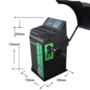 Equilibrador de rueda automático de acero certificado CE, equipo de garaje para reparación de neumáticos y uso en taller, equipo de vehículo - Product Image 6