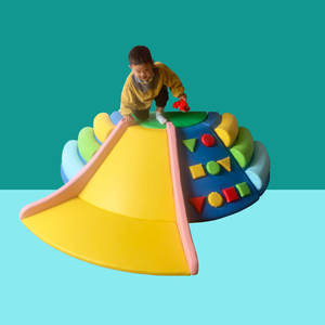 Équipement d'intérieur de jeux pour enfants, terrain de jeux, escalier arrondi avec mousse, jeu sensoriel pour bébé - Product Image 6