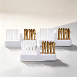 Étui de nettoyage pour embouts de ponceuse à ongles avec couvercle transparent pour le nettoyage des embouts en carbure et en céramique, double brosse colorée - Product Image 4