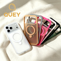 Casing Ponsel Magnetik 2.0 Skin Feel dengan Penyangga Tempel, 6 Warna Tahan Banting, Cover Kompatibel untuk iPhone 17 Pro Max Grosir