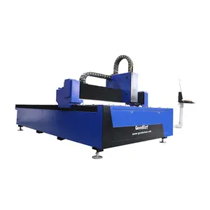 Fiber laser cutting machine with Raycus or Max laser source for stainless steel carbon steel cutting