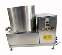 Máquina Deshidratadora Centrífuga de Acero Inoxidable, Deshidratador Automático de Vegetales, Máquina Desaceitadora de Alimentos Fritos con Control de Tiempo