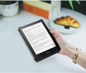 Étui MoKo <span class=keywords><strong>Kobo</strong></span> <span class=keywords><strong>Clara</strong></span> HD Premium Ultra Compact Protection Sommeil Réveil Fin Léger Housse de Protection - Product Image 2