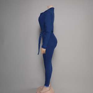 Bonne vente Afrique Denim Combinaison Femmes Élastique Force Pantalon Jean Pour <span class=keywords><strong>Femme</strong></span> Ceinture <span class=keywords><strong>Jeans</strong></span> Pantalon pour Femmes - Product Image 6