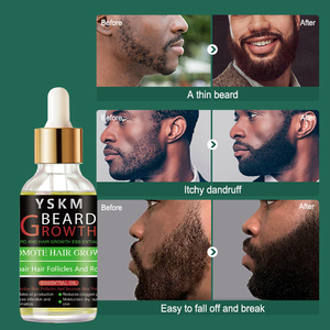 50ml hữu cơ tự nhiên tóc râu tăng trưởng Tinh dầu cho người đàn ông tăng trưởng râu tóc phát triển tránh râu rụng tóc - Product Image 2