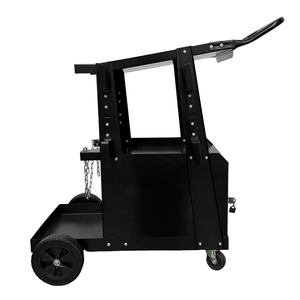 Chariot de soudage OEM personnalisé à 3 niveaux, coffre à outils métallique avec porte verrouillable pour fournisseur de matériel d'atelier - Product Image 4