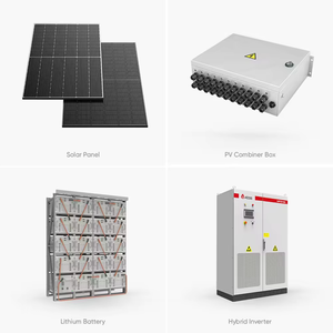 Générateur solaire pour système solaire hybride domestique, panneaux solaires pour maison, système de stockage d'énergie 30kw 60kw 150kw MPPT - Product Image 2