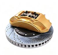 Modifikasi Kaliper Rem RACING 4 POT 4 PISTON BRAKE KIT untuk bmw F30 Mazda 2/3/6/MX5/CX30 Axela untuk Audi Rs4 Q2 S8 R8 A5 A8 Q5