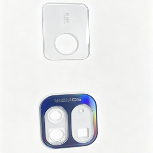 Protection d'objectif de caméra en verre trempé acrylique avec impression sérigraphique personnalisée pour la décoration de la caméra arrière du smartphone - Product Image 2
