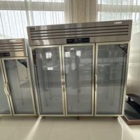 Vitrine verticale de réfrigérateur d'affichage, réfrigérateur transparent de porte verre pour le magasin au détail de boissons