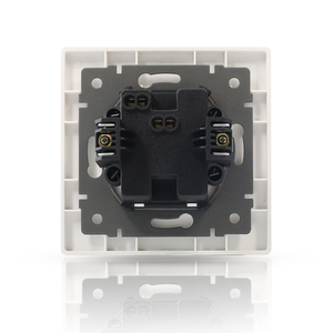 Trung Quốc EU tiêu chuẩn đơn cực hiện đại sang trọng Wall Mount Switch PC Bảng điều chỉnh 1 gang tường kiểm soát ánh sáng chuyển đổi - Product Image 6