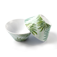 Ensemble de vaisselle pour enfants en mélamine au design personnalisé avec décalcomanie intérieure et extérieure en couleur pour le dîner ou la salade