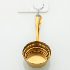 Nhà bếp muỗng canh baking đồ dùng công cụ màu Trà sữa cà phê bột kim loại thép không gỉ đo ly và thìa - Product Image 3