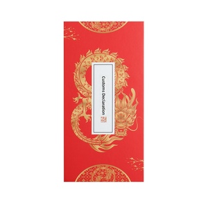 Diario di Viaggio con Timbri della Serie Cinese Nazionale Stile Palazzo, Libro Pieghevole a Fisarmonica con Ordizi Imperiali, Libro Vuoto per Check-In - Product Image 5
