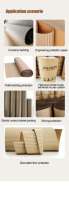 Excelente Rollo de Cartón Corrugado Kraft Biodegradable, Ecológico y Reciclable de 1.0m de Ancho y 50m de Largo, 110g/m², de Buena Calidad
