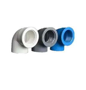 PVC khuỷu tay phụ kiện đường ống <span class=keywords><strong>uPVC</strong></span> bên trong dây uốn bên trong vít răng uốn 90 độ tên của PVC vệ sinh ống PVC phụ kiện - Product Image 1