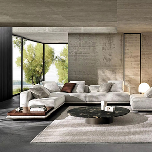 ชุดโซฟาผ้าหลายมุมขนาดใหญ่เฟอร์นิเจอร์อิตาลีสไตล์มินิมอลสำหรับห้องนั่งเล่น - Product Image 3