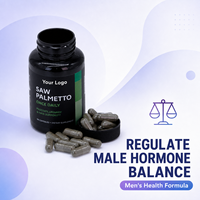 Kapsul Saw Palmetto 500mg OEM ODM 2026 Sampel Gratis dengan Serenoa Repens untuk Kenyamanan Urin Sehari-hari dan Perawatan Kesehatan Prostat