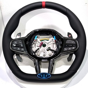 Volante de Fibra de Carbono para <span class=keywords><strong>BMW</strong></span> G02 G05 G06 G09 G11 G12 G15 G20 G22 G28 G29 G30 G38 G80 G82 F40 F90, Accesorios para Automóviles - Product Image 3