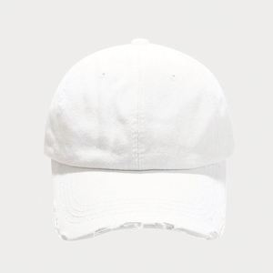 <b>Plain</b> Denim Distressed Gorras 6-panel Solid Color Washed Dad Hats Sport Baseball <b>Cap</b> - Product Image 6