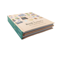 Livre d'activités autocollantes réutilisables personnalisées, directement de l'usine, pour enfants, apprentissage éducatif, impression couverture rigide