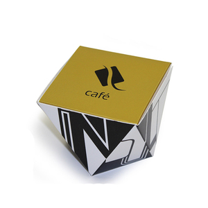 Logotipo impreso personalizado poliédrico de café de Metal estaño caja para la venta - Product Image 1