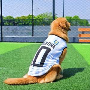 Maglia Personalizzata Coppa del <span class=keywords><strong>Mondo</strong></span> 2026 per Cani di Taglia Grande e Media, Stampa Moderna e Semplice, Abbigliamento per Animali Domestici a Tema Calcistico alla Moda Primavera-Estate - Product Image 5
