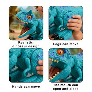 Juguetes de Plástico con Luz y Sonido, Modelo de Dinosaurio con Diseño de Personaje de Dibujos Animados en Versión Q, Iluminación Brillante, Expansión y Contracción Divertida - Product Image 4