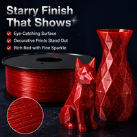 Filament PLA scintillant couleur personnalisée 1,75 mm 1 kg scellé sous vide Fournisseur en gros OEM pour imprimantes 3D FDM/FFF
