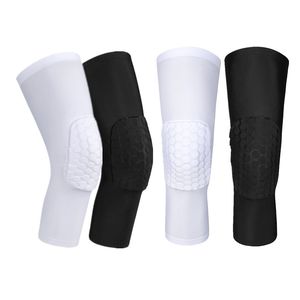 Genouillère de sport professionnelle antidérapante et respirante pour football et basketball, avec support en nid d'abeille pour la jambe, vente en gros - Product Image 1