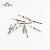 Fraises orthodontiques de haute qualité BR-46F consommables de fraises diamantées dentaires avec mèches de routeur à pointe en carbure de sécurité avancée par Huacera