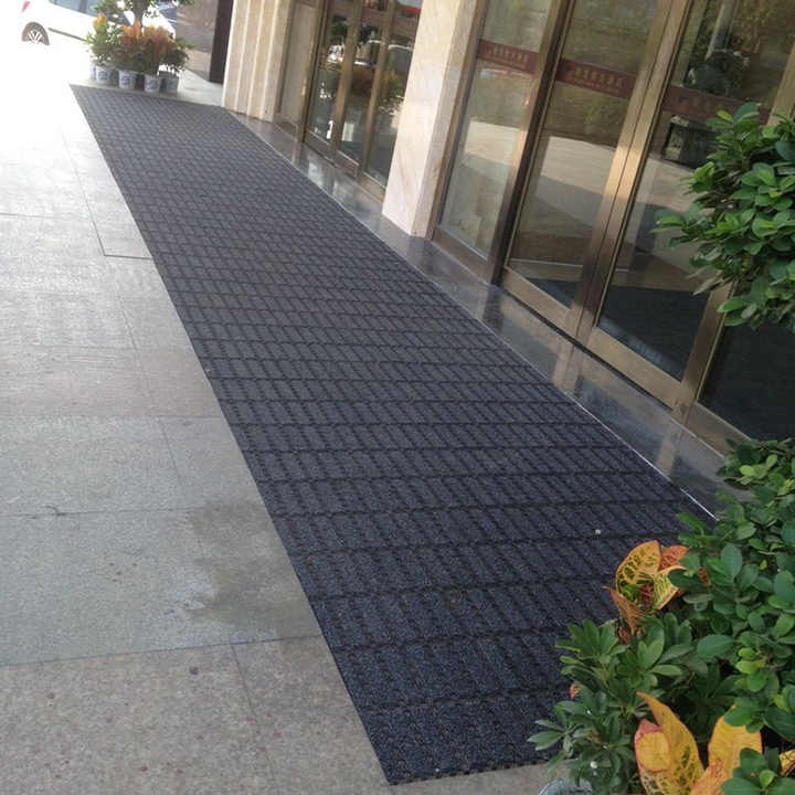 Modern DIY Interlocking Modular Mat for Dust Control Washable Reversible and Cushioned for All Seasons