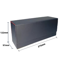 Boîte à cartes double pour rangement, grande capacité et logo personnalisable