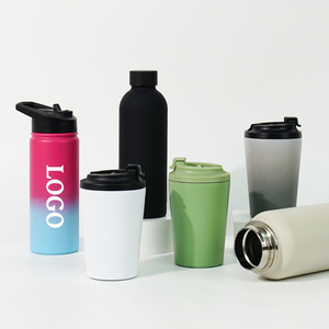 750Ml Metal 128Oz 40 Oz Portable Flat Water Bottle Stainless Steel With Storage - Product Image 1