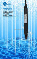 Sonda de pH Digital SENTEC WQ700D IP68 con Compensación Automática de Temperatura RS485 4-20mA para Análisis de Aguas Residuales y Agua Aquática