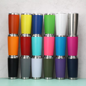 Vasos de Café con Aislamiento al Vacío con Logotipo Personalizado al por Mayor, Vaso de Acero Inoxidable de 20 oz con Tapa - Product Image 6