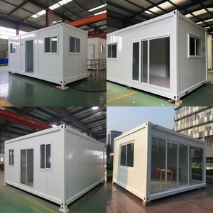 Nhà <span class=keywords><strong>container</strong></span> prefab 20ft di động với thiết kế hiện đại thân thiện với môi trường Gói phẳng cho khách sạn văn phòng tại nhà hoặc sử dụng đất không sử dụng - Product Image 6