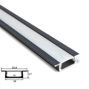 Tira de LED de montaje en superficie de canal de extrusión de perfil Led PMMA con cubierta de PC y regulable - Product Image 5