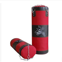 Sac de boxe vide en cuir pour enfants, 60cm, 150cm