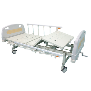 렉캉 LK-B2 중형 강철 수동 병원 침대 2 크랭크 시스템 CE 인증 클래스 I 환자 케어용-2년 보증 - Product Image 2