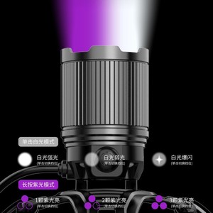 Linterna Frontal LED de Doble Fuente de Luz, 5W Recargable, Alcance de Más de 500M, para Camping, Pesca y Trabajo - Product Image 4