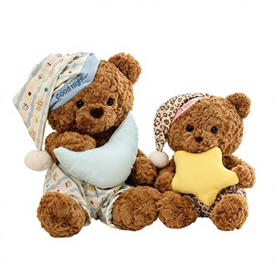 Orsacchiotto di Peluche in Pigiama per Dormire, Giocattolo Antistress, Regalo di Compleanno Ideale - Product Image 1