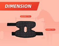 Coussinet de thérapie à la lumière rouge sur le genou du cheval Soins pour animaux de compagnie Équipement de traitement de course de chevaux Instrument vétérinaire Longueur d'onde 660nm 850nm