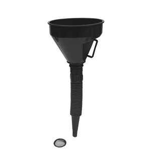 Sealey Funnel Metal With Flexi Spout & Removable Brass Filter 200mm FM20F