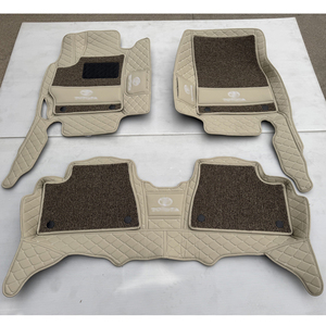 Alfombrilla de coche de cuero de lujo personalizada 3D 5D alfombrillas de coche para <span class=keywords><strong>Toyota</strong></span> Corolla Camry <span class=keywords><strong>Prado</strong></span> Land Cruiser RAV4 alfombrillas de suelo - Product Image 1