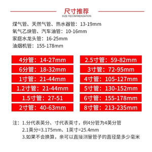 304 Stainless Steel Hose Clamps Pipe and Monitoring Clamps Gas Pipe Fasteners <b>Range</b> <b>Hood</b> Clamp Accessories - Product Image 2